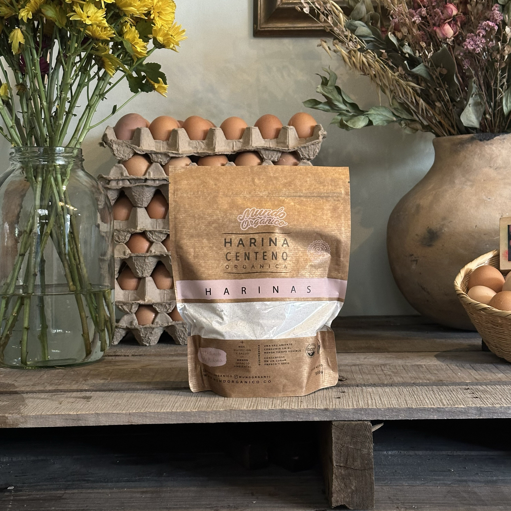 Harina Orgánica de Centeno (500g)